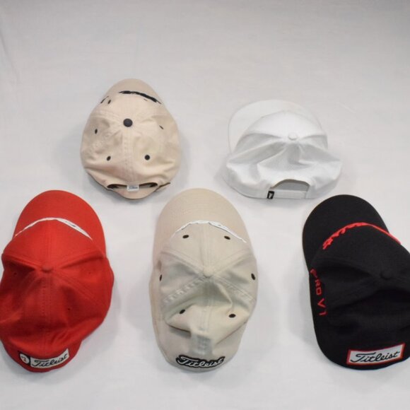 Titleist Golf Hat Lot(5 Titleist Hats)3 A-Flex size L/XL 1 Strapback 1 Snapback - Picture 4 of 5